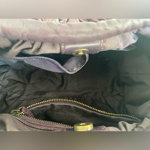 ⭐️HP⭐️Anthropologie|Scrunched Leather Hobo - Picture 7 of 11